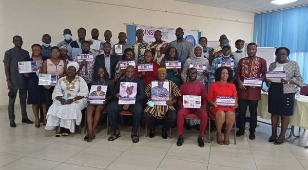Stakeholders at the launch of the TFAs education materials 